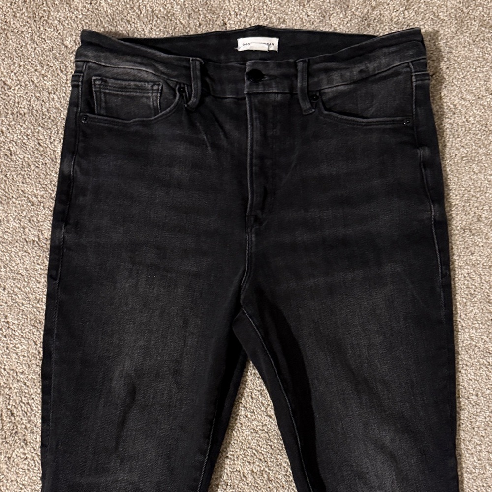 Good American Black Skinny Jeans